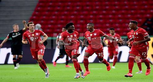 للمرة الـ13.. بايرن يكمل الثنائية ويتوج باللقب الـ20 لكأس ألمانيا (فيديو)